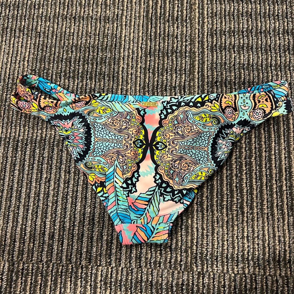 Colorful Patterned Bikini Bottom
